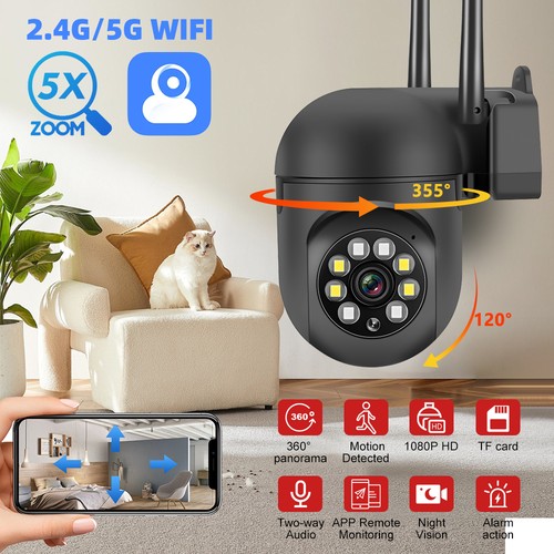 1080p wifi security camera - 5g,