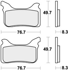 SBS Brake Pads Front For