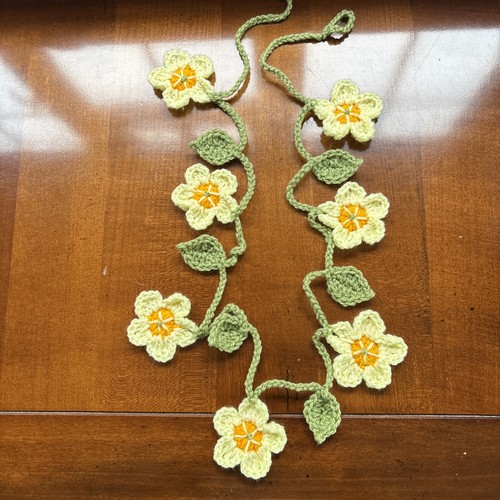 Handmade crocheted primrose - handmade,