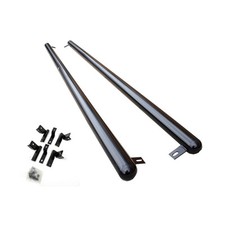 Black Side Bars with Rounded