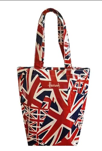 Harrods union jack small - small, tote