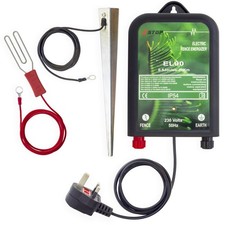 XSTOP 230v Mains Powered Electric Fence Energiser EL90 10Km Range, 0.5 Joule ...