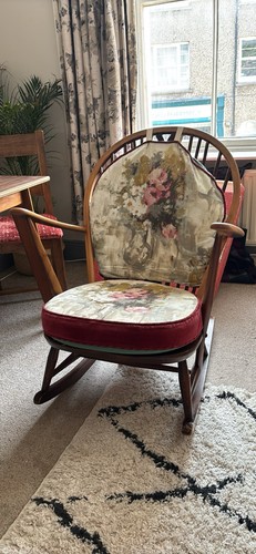 Ercol wooden rocking chair - ercol,