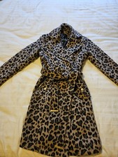 Lipsy Leopard Print Coat with