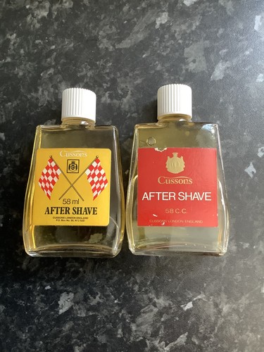 Vintage cussons after - after, shave