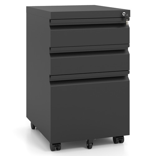Drawer mobile file cabinet - 3-drawer,