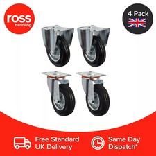 4 Pack Heavy Duty Steel Swivel