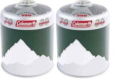 2x Coleman C500 Gas Cartridge