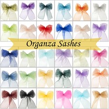 25x Organza Chair Sashes for