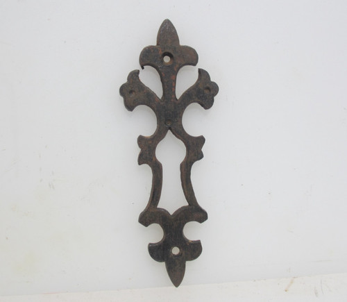 Victorian iron escutcheon - iron,