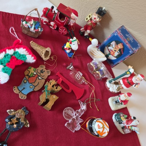 Vtg lot christmas ornament - vtg,