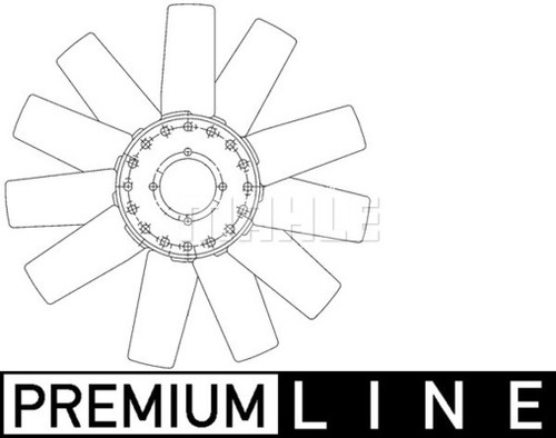 Engine cooling fan - fan, wheel