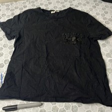Zara Medium Black Short Sleeve