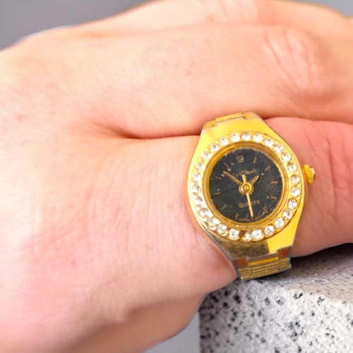 Vintage chat finger ring - vintage,