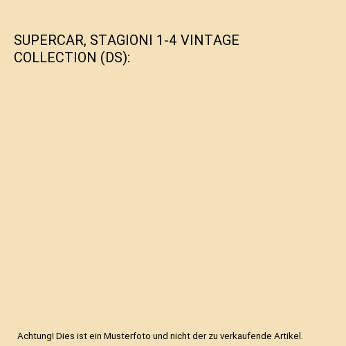Supercar stagioni 4 vintage - supercar,,