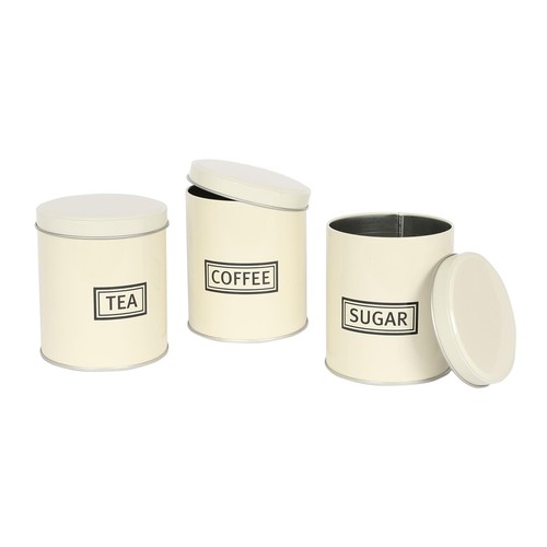3pc round tea coffee - coffee, sugar