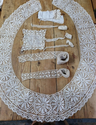 Vintage antique lace bundle - vintage,
