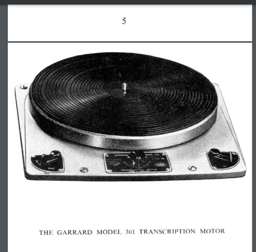 Garrard 301 turn table - , record
