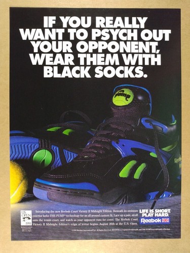 1991 reebok pump court victory - reebok,