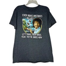 Bob Ross Tee T-Shirt Size