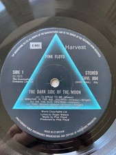 Pink Floyd DARK SIDE OF THE MOON 1973 UK A3/B2 with Posters & Black Inner VG+