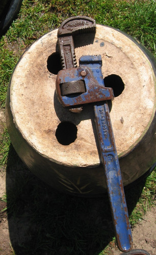 Record stillson pipe - 14,