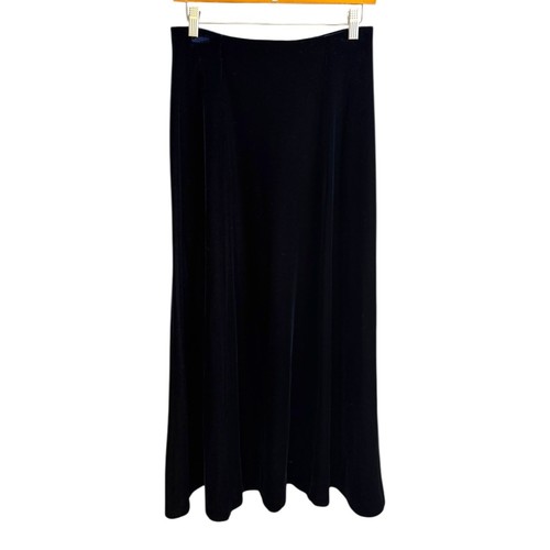 Vintage velvet maxi skirt - vintage,