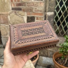 Vintage Wood Box Storage