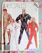 Vintage 80s 90s McCalls Sewing Pattern Unisex Jumpsuit Large