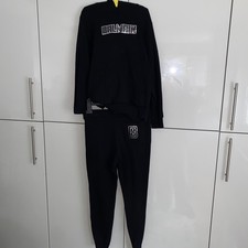 Balmain Boys Black Hoody Tracksuit Age 12