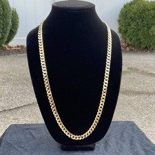 Gold Chain 14k Gold Cuban 30in