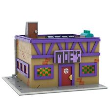 MOC The Simpsons Moe's Tavern Building Blocks 1736PCS Creative Architecture Kit