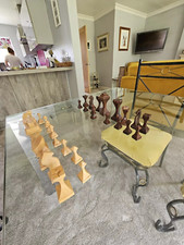 Large intricate Wooden Chess