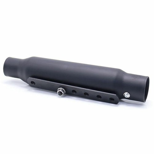 Motorcycle black muffler - motorcycle, 12''