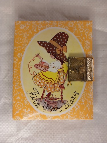 Vintage girls yellow five - yellow,