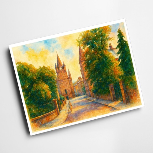 Print tower street tain - a6, street,