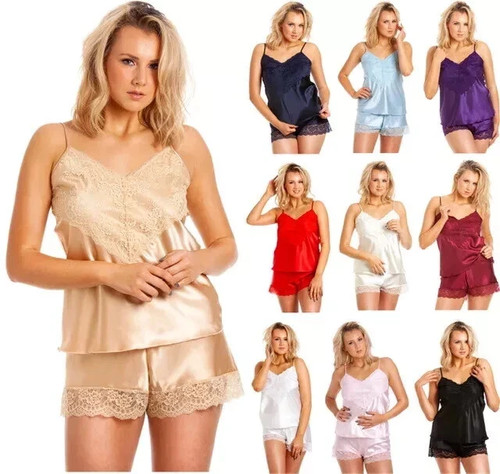 Ladies satin camisole - camisole, strapped