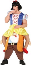 Mens Snow White Dwarf Carry Me