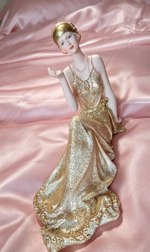 Justina art deco lady figurine - lady,