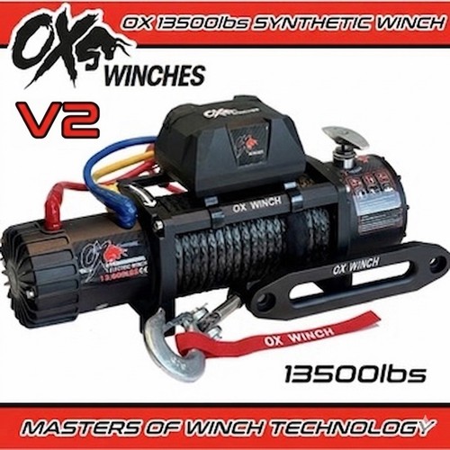 Electric winch 12v 13500lbs - ox,