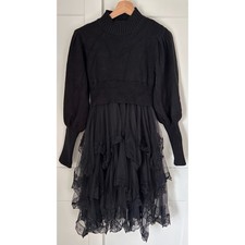 Apricot Black Midi Jumper