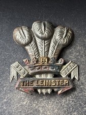 The Leinster Regiment, British Army Cap Badge.