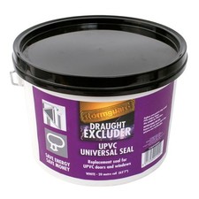 Stormguard uPVC Window Door Bubble Gasket - 20m White Rubber Seal Replacement