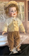 Antique Porcelain Head Doll