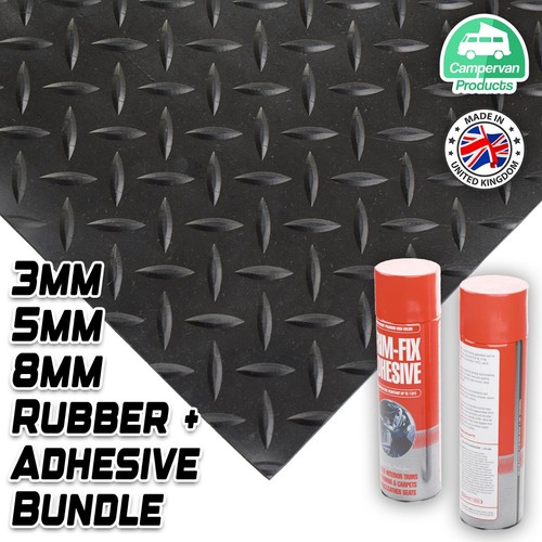 Rubber matting checker 3mm - rubber,