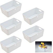 5 x Plastic Storage Box Under