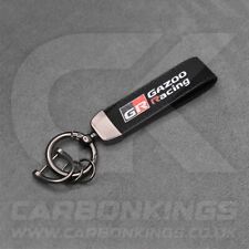 Toyota GR Gazoo Racing Suede Key Ring Chain Yaris Corolla Premium Stitched