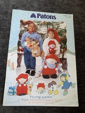 Patons Young Santa Knitting Patterns Booklet 8 Irresistible Double Knit Designs