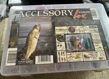 B Squre fishing accessory box 167 pcs floats spinners etc Brand New Sealed Box