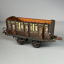 Vintage Hornby O Gauge No1 GWR Coach Train Model Meccano Made in England